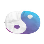 Purple And Blue Yin Yang Print Car Side Mirror Covers