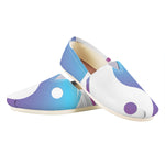 Purple And Blue Yin Yang Print Casual Shoes