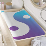 Purple And Blue Yin Yang Print Changing Pad Cover