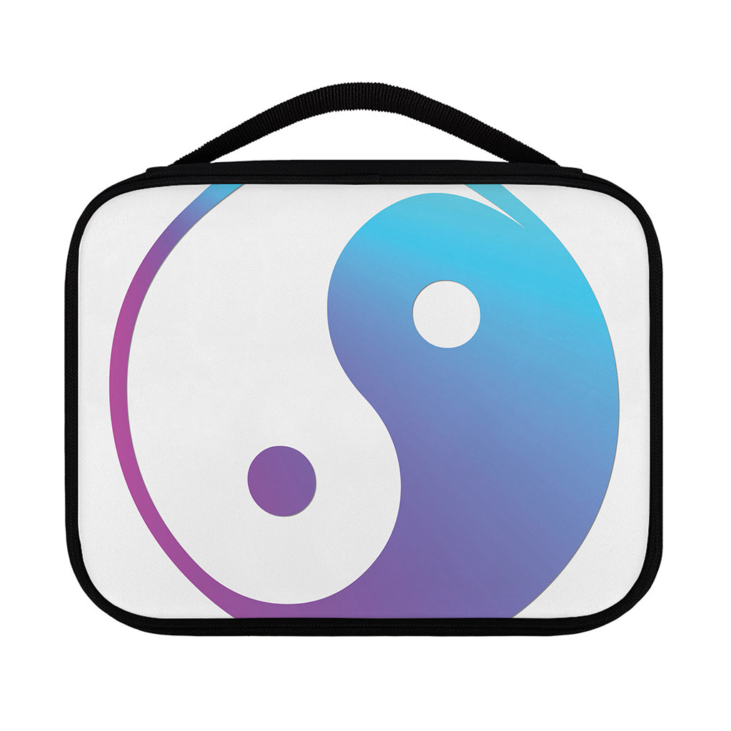 Purple And Blue Yin Yang Print Classic Bible Case
