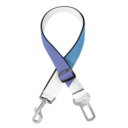 Purple And Blue Yin Yang Print Dog Seat Belt
