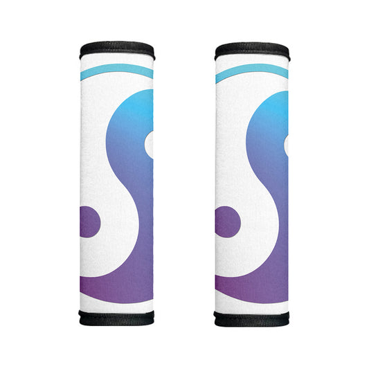 Purple And Blue Yin Yang Print Handle Covers