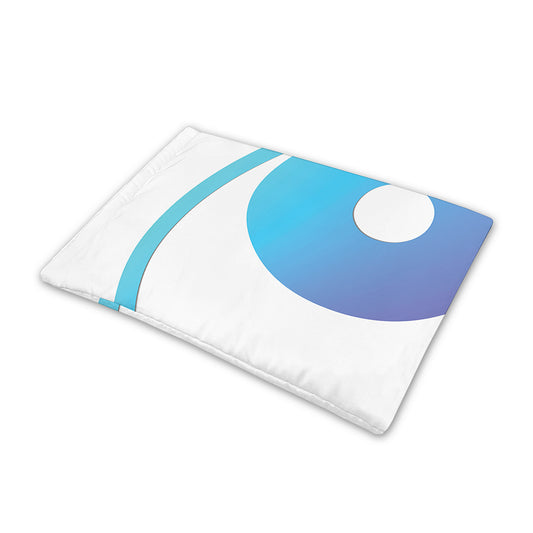 Purple And Blue Yin Yang Print Pet Cooling Mat Cover