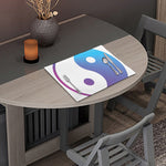 Purple And Blue Yin Yang Print Placemat