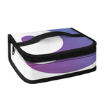 Purple And Blue Yin Yang Print Small Lunch Bag
