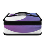 Purple And Blue Yin Yang Print Small Lunch Bag