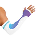 Purple And Blue Yin Yang Print Sun Protection Arm Sleeves