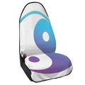 Purple And Blue Yin Yang Print Waterproof Car Seat Cover