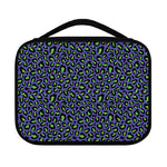 Purple And Green Leopard Pattern Print Classic Bible Case