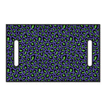 Purple And Green Leopard Pattern Print Golf Cart Seat Cover