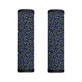 Purple And Green Leopard Pattern Print Handle Covers