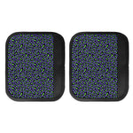 Purple And Green Leopard Pattern Print Handle Covers