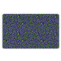 Purple And Green Leopard Pattern Print Polyester Doormat