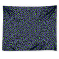 Purple And Green Leopard Pattern Print Tapestry
