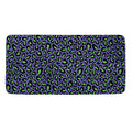 Purple And Green Leopard Pattern Print Towel