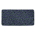 Purple And Green Leopard Pattern Print Towel