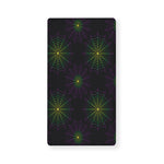 Purple And Green Spider Web Print Baby Crib Sheet
