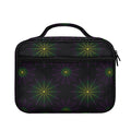 Purple And Green Spider Web Print Briefcase Bible Bag
