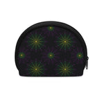 Purple And Green Spider Web Print Coin Purse
