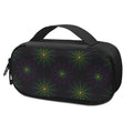 Purple And Green Spider Web Print Portable Cooler Travel Case