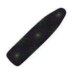 Purple And Green Spider Web Print Ironing Board Cover