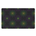Purple And Green Spider Web Print Polyester Doormat