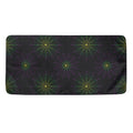 Purple And Green Spider Web Print Towel