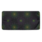 Purple And Green Spider Web Print Towel
