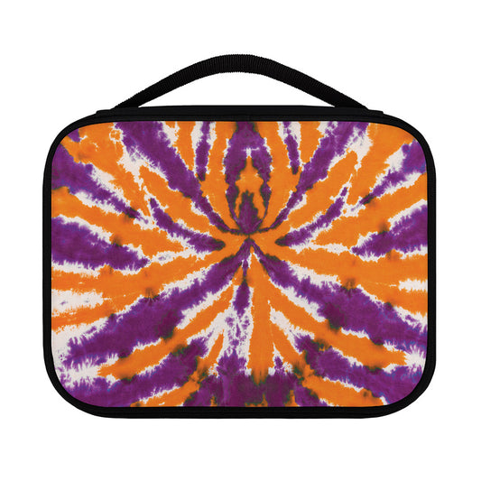 Purple And Orange Spider Tie Dye Print Classic Bible Case