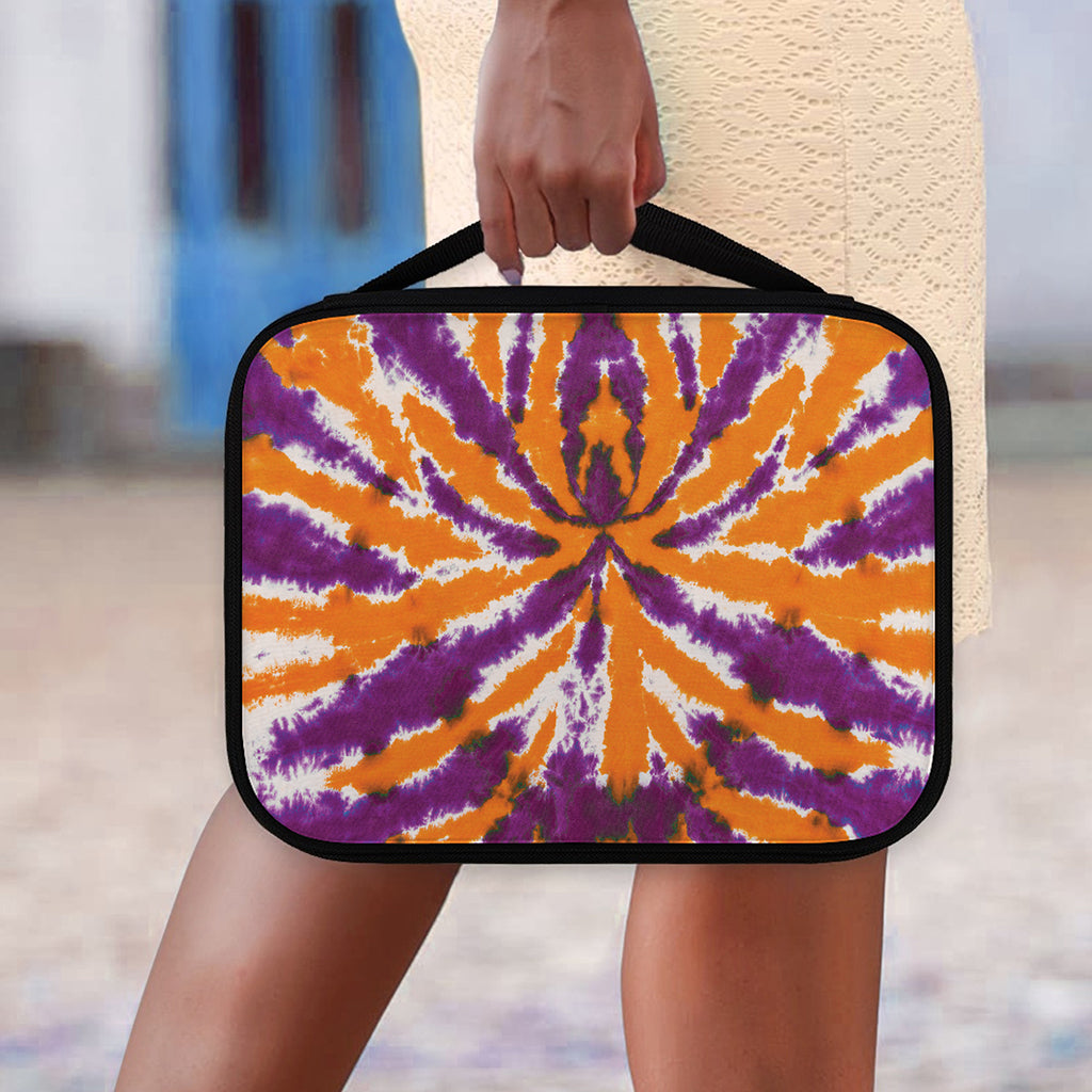 Purple And Orange Spider Tie Dye Print Classic Bible Case