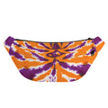 Purple And Orange Spider Tie Dye Print Fanny Pack
