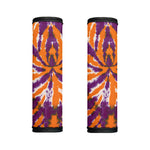 Purple And Orange Spider Tie Dye Print Handle Covers