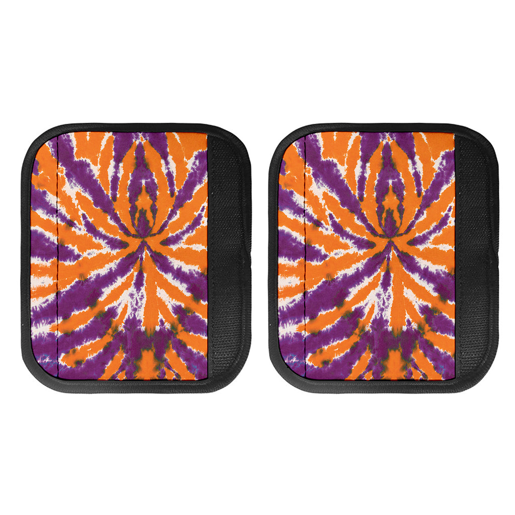 Purple And Orange Spider Tie Dye Print Handle Covers