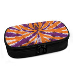 Purple And Orange Spider Tie Dye Print Insulin Cooler Travel Case