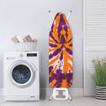 Purple And Orange Spider Tie Dye Print Ironing Board Cover