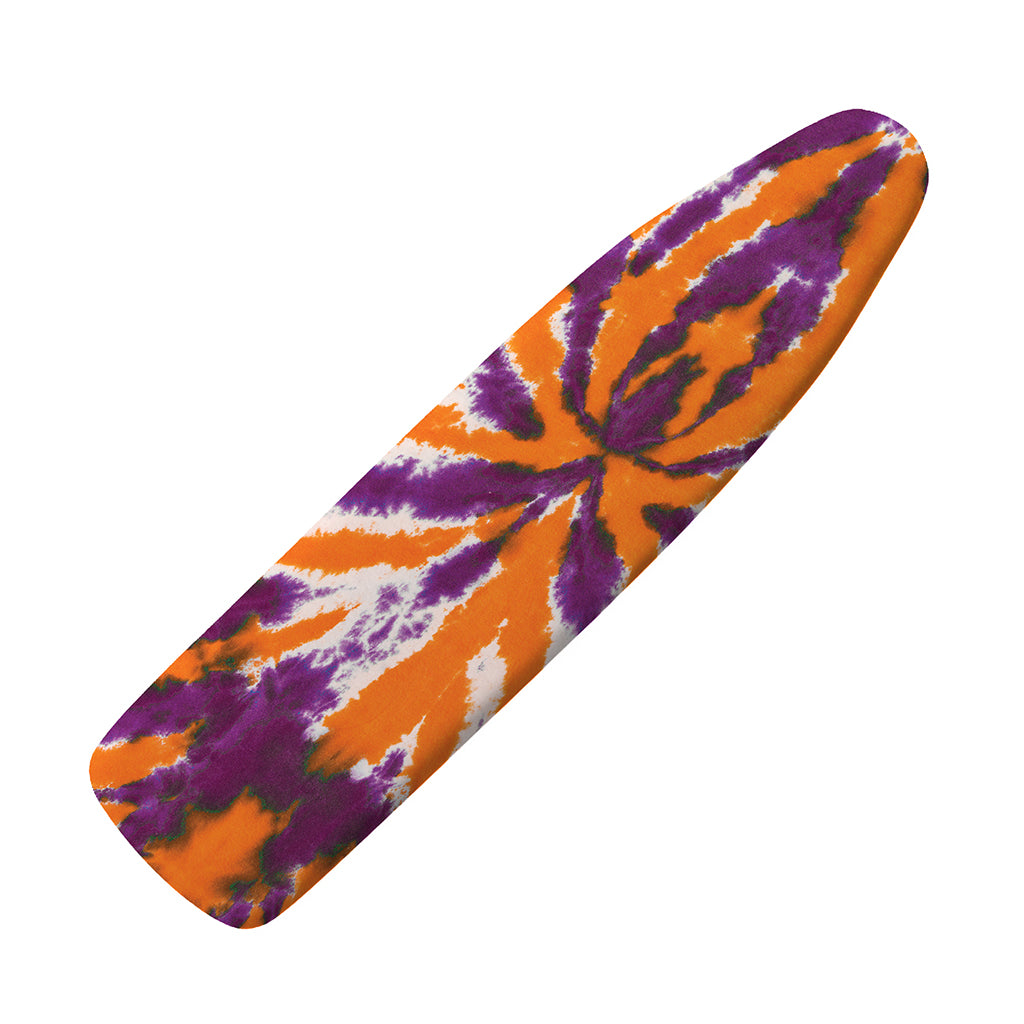 Purple And Orange Spider Tie Dye Print Ironing Board Cover