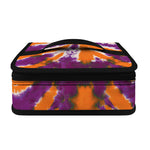 Purple And Orange Spider Tie Dye Print Small Lunch Bag