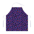 Purple And Pink Leopard Print Adjustable Apron