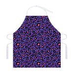 Purple And Pink Leopard Print Adjustable Apron