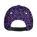 Purple And Pink Leopard Print Baseball Cap