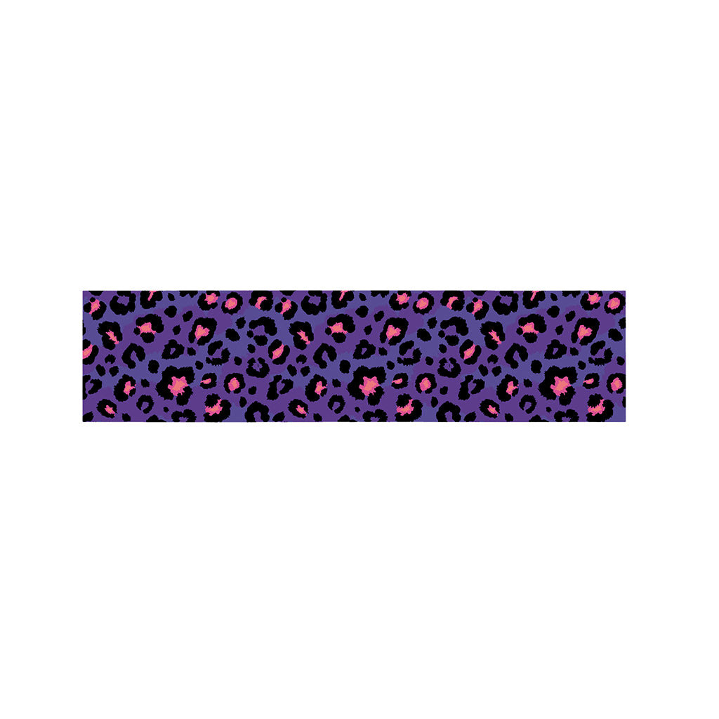 Purple And Pink Leopard Print Bed Runner