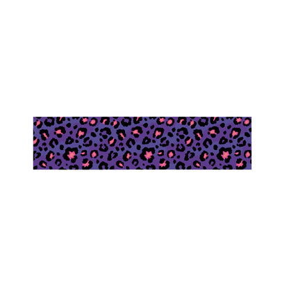 Purple And Pink Leopard Print Bed Runner