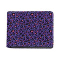 Purple And Pink Leopard Print Bifold Wallet
