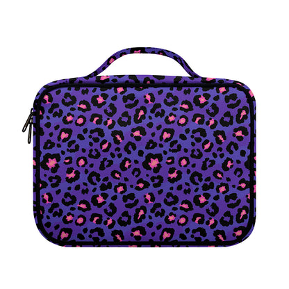Purple And Pink Leopard Print Briefcase Bible Bag