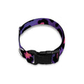 Purple And Pink Leopard Print Dog Collar