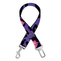 Purple And Pink Leopard Print Dog Seat Belt