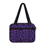 Purple And Pink Leopard Print Double Strap Bible Bag