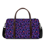 Purple And Pink Leopard Print Duffle Bag