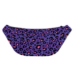 Purple And Pink Leopard Print Fanny Pack