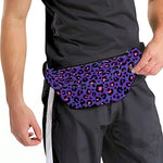 Purple And Pink Leopard Print Fanny Pack